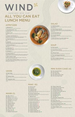 Menu photo 5 Wind Japanese & Thai Mississauga, ON Menu photo 5 Wind Japanese & Thai Mississauga, ON