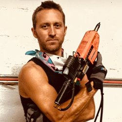 Austin Mounting, Installation and Repair - There's a perfect tool for every job. This cartridge loading power glue gun did the trick!