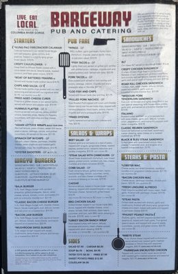 Menu photo 6 Bargeway Pub The Dalles, OR Menu photo 6 Bargeway Pub The Dalles, OR
