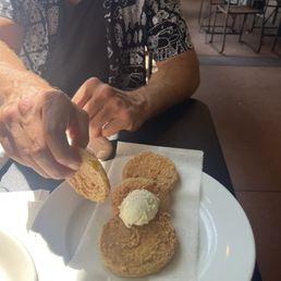 Gluten free friend green tomatoes appetizer Gluten free friend green tomatoes appetizer