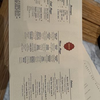 Barcha - Menu - Mediterranean Near Me - San Francisco, California