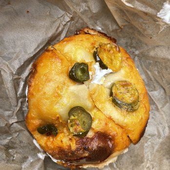 Noah's NY Bagels - Jalapeño Cheddar Bagel - Bagels Near Me - San Mateo, California Noah's NY Bagels - Jalapeño Cheddar Bagel - Bagels Near Me - San Mateo, California