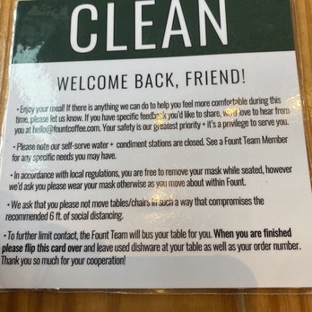 Fount Coffee + Kitchen - Great idea!! COVID guidelines in place - Coffee & Tea Near Me - Morrisville, North Carolina Fount Coffee + Kitchen - Great idea!! COVID guidelines in place - Coffee & Tea Near Me - Morrisville, North Carolina