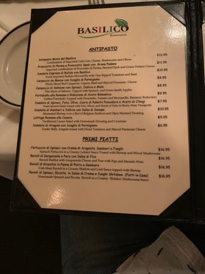 Menu photo 2 Basilico Ristorante Virginia Gardens, FL Menu photo 2 Basilico Ristorante Virginia Gardens, FL