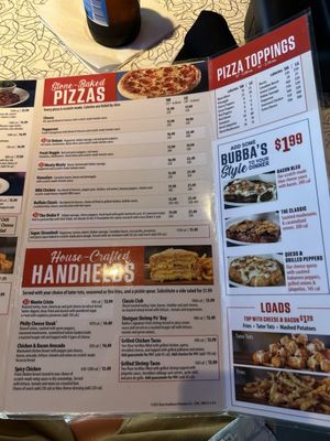 Menu photo 3 Bubba's 33 Killeen, TX
