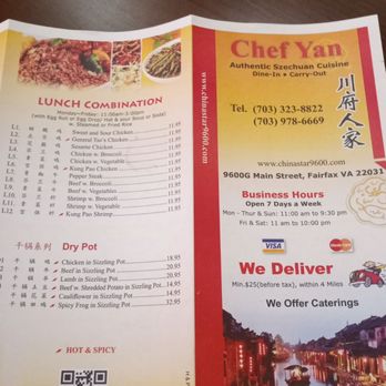 Chef Yan - Chinese Near Me - Fairfax, Virginia