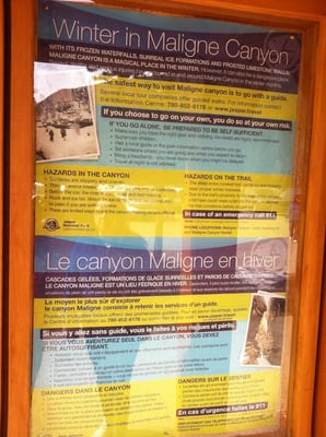 Maligne Canyon by null