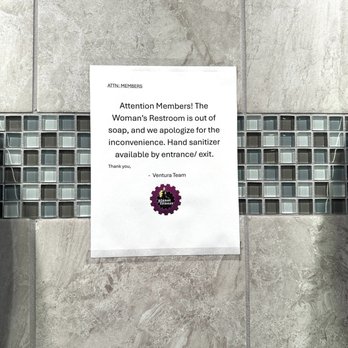 Planet Fitness - No soap in the whole bathroom! - Gyms Near Me - Ventura, California Planet Fitness - No soap in the whole bathroom! - Gyms Near Me - Ventura, California