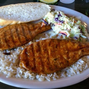California Fish Grill - grilled salmon cajun style - Seafood Near Me - Brea, California California Fish Grill - grilled salmon cajun style - Seafood Near Me - Brea, California