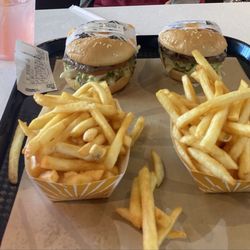 Habit Burger & Grill - CharBurger and fries