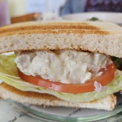 East Shore Cafe - Chocked salad on white bread