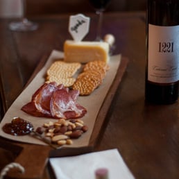 Cheese plate for 2 and a bottle of 1221 Cheese plate for 2 and a bottle of 1221