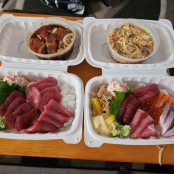 Souza's Fish House - Tuna trio donburi, souza special donburi, shoyu ginger ahipoke , hurricane ahi poke - Poke Near Me - Honolulu, Hawaii Souza's Fish House - Tuna trio donburi, souza special donburi, shoyu ginger ahipoke , hurricane ahi poke - Poke Near Me - Honolulu, Hawaii