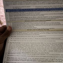 US Postal Service - Passport application