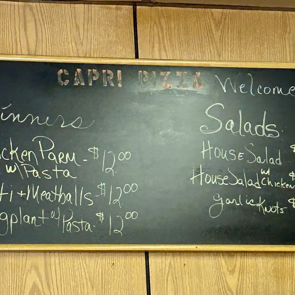 Capri Pizza - 7/5/25 - menu - Pizza Near Me - Yonkers, New York