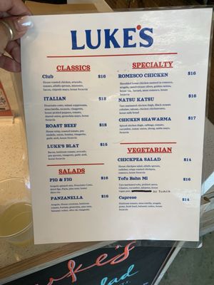 Menu photo 3 Luke's Ventura, CA Menu photo 3 Luke's Ventura, CA