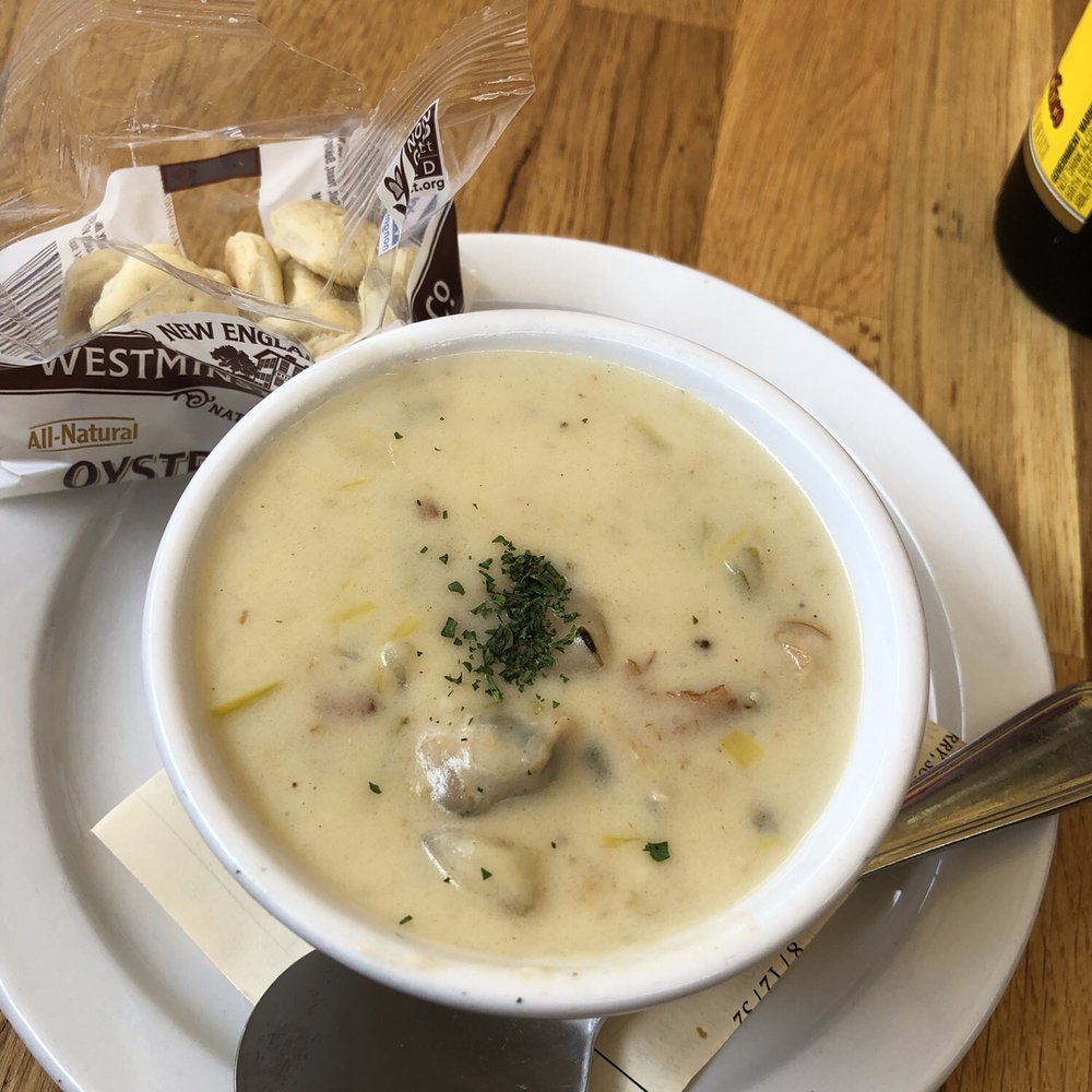 Fish 101 - Cup of clam chowder. Seasoned perfectly with good chunks of potato. Perfect comfort food. - Seafood Near Me - Encinitas, California Fish 101 - Cup of clam chowder. Seasoned perfectly with good chunks of potato. Perfect comfort food. - Seafood Near Me - Encinitas, California