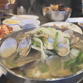 Halmae Noodle - Noodles Soup with Clams - Korean Near Me - Palisades Park, New Jersey Halmae Noodle - Noodles Soup with Clams - Korean Near Me - Palisades Park, New Jersey