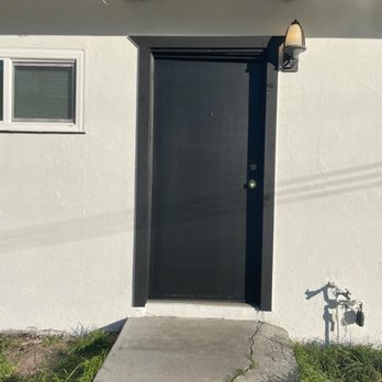 Authentic Painting - He replaces exterior lights for an additional fee - Painters Near Me