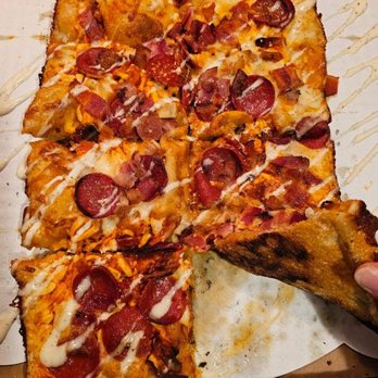 Toss & Fire - Joey Fried Pizza 14x10 Detroit Style - $24.00 - Pizza Near Me - Camillus, New York Toss & Fire - Joey Fried Pizza 14x10 Detroit Style - $24.00 - Pizza Near Me - Camillus, New York