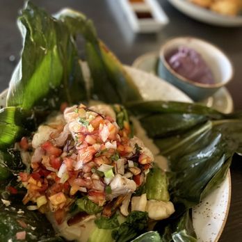 Kō - Everyone wants someone to look at them like a travel brochure and Seafood Lau Lau. - Seafood Near Me - Maui, Hawaii Kō - Everyone wants someone to look at them like a travel brochure and Seafood Lau Lau. - Seafood Near Me - Maui, Hawaii