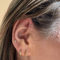 Gamma Piercing - Forward helix piercing