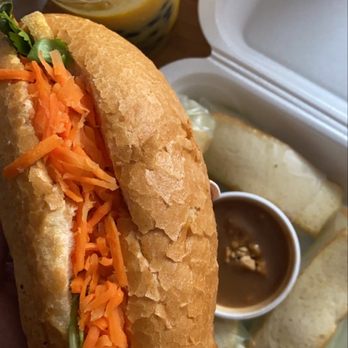 Frosty's Caffe - Tofu sandwich and tofu spring rolls - Vietnamese Near Me - Metairie, Louisiana