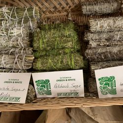 Green & White - Sage and sage blends