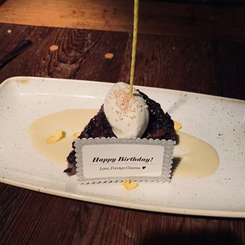 Foreign Cinema - Blueberry custard cake - Breakfast & Brunch Near Me - San Francisco, California Foreign Cinema - Blueberry custard cake - Breakfast & Brunch Near Me - San Francisco, California