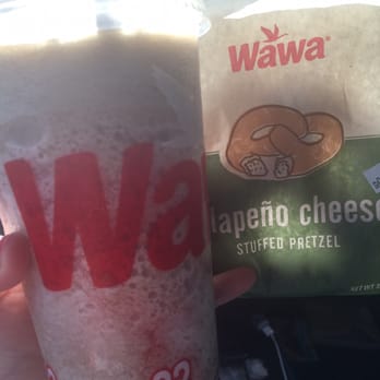 Wawa - A slushie and a jalapeño stuffed pretzel! My guilty pleasure! - Convenience Stores Near Me - Fort Myers, Florida Wawa - A slushie and a jalapeño stuffed pretzel! My guilty pleasure! - Convenience Stores Near Me - Fort Myers, Florida