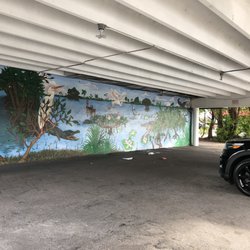Safe Food Systems - Mural in staff/tenant(?) parking