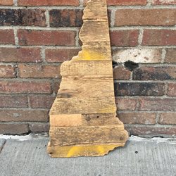 Fletcher Creations - Repurposed barn board state signs