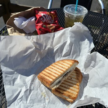 Eon Coffee - Mushroom Turkey sandwich and iced tea - Coffee & Tea Near Me - Hayward, California