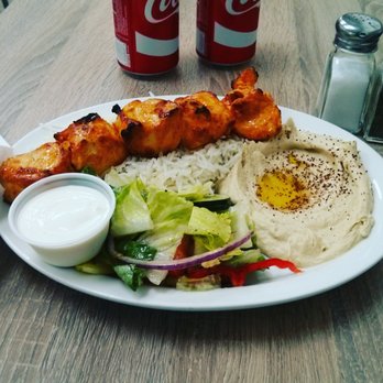 Ali Baba - The chicken kebab meal with hummus, white rice and a salad. What I usually order. - Mediterranean Near Me - Chico, California Ali Baba - The chicken kebab meal with hummus, white rice and a salad. What I usually order. - Mediterranean Near Me - Chico, California