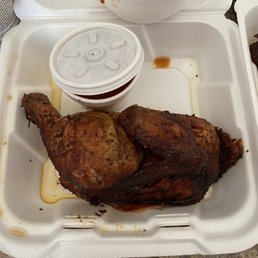 Half bbq chicken