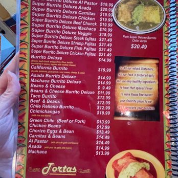 Rosa's Restaurant - Menu 5.22.26 - Mexican Near Me - Hermosa Beach, California Rosa's Restaurant - Menu 5.22.26 - Mexican Near Me - Hermosa Beach, California