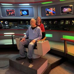 Star Trek Original Series Set Tour - On the bridge