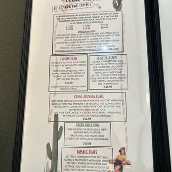La Dos Gringas - Menu - New Mexican Cuisine Near Me - Belen, New Mexico