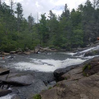 Triple Falls Trailhead - Dupont State Forest - Beautiful summer weekend - Hiking Near Me - Cedar Mountain, North Carolina