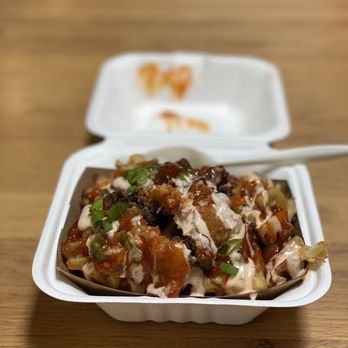 KoJa Kitchen - this is the size of the fries at emeryville koja - Japanese Near Me - Emeryville, California
