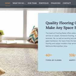 Up The Brand - Website for Flooring Rebel