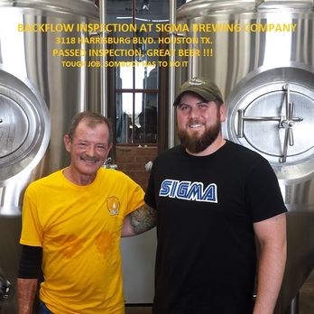Backflow Compliance Service - SIGMA Brewery - Backflow Services Near Me