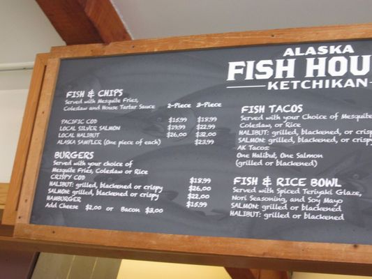 Menu photo 8 Alaska Fish House Ketchikan, AK