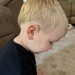 City Barber Shop - What is going on around his ears?? No one with a license would see that this is ok!