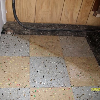 The Cleaning Clinic - before and after of tile, before wax - Office Cleaning Near Me - Stoutland, Missouri
