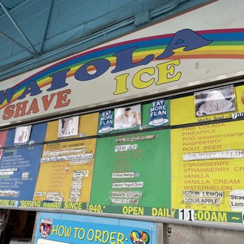 Waiola Shave Ice - Ice Cream & Frozen Yogurt Near Me - Honolulu, Hawaii Waiola Shave Ice - Ice Cream & Frozen Yogurt Near Me - Honolulu, Hawaii