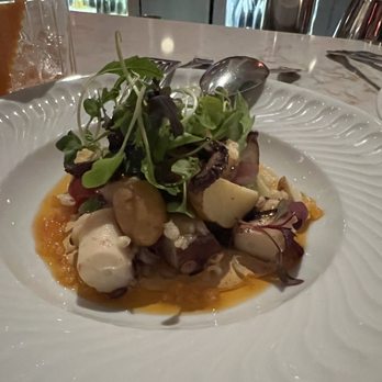 Place Carmin - Octopus salad. - French Near Me - Montreal, Quebec Place Carmin - Octopus salad. - French Near Me - Montreal, Quebec