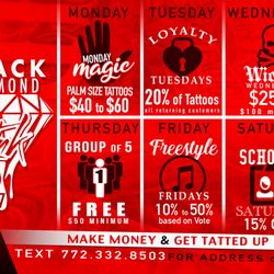 Black Diamond Ink - Weekly Promotions