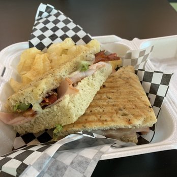 Latte Cafe Columbus - Turkey bacon avocado panini - Cafes Near Me - Columbus, Texas