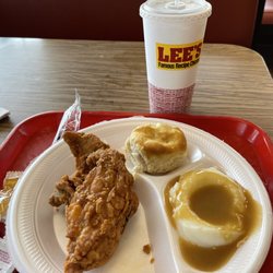 Lee's Famous Recipe Chicken - 4. Breast with 1 Side Combo